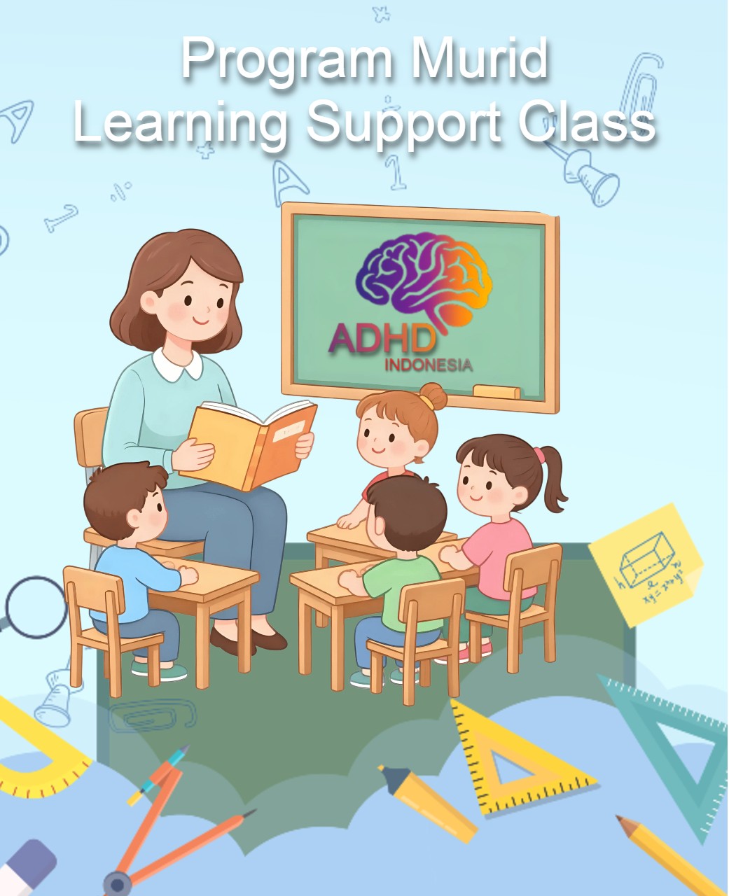Program ADHD Indonesia Kabupaten Nias Kelas Pendampingan Belajar (Learning Support Class)