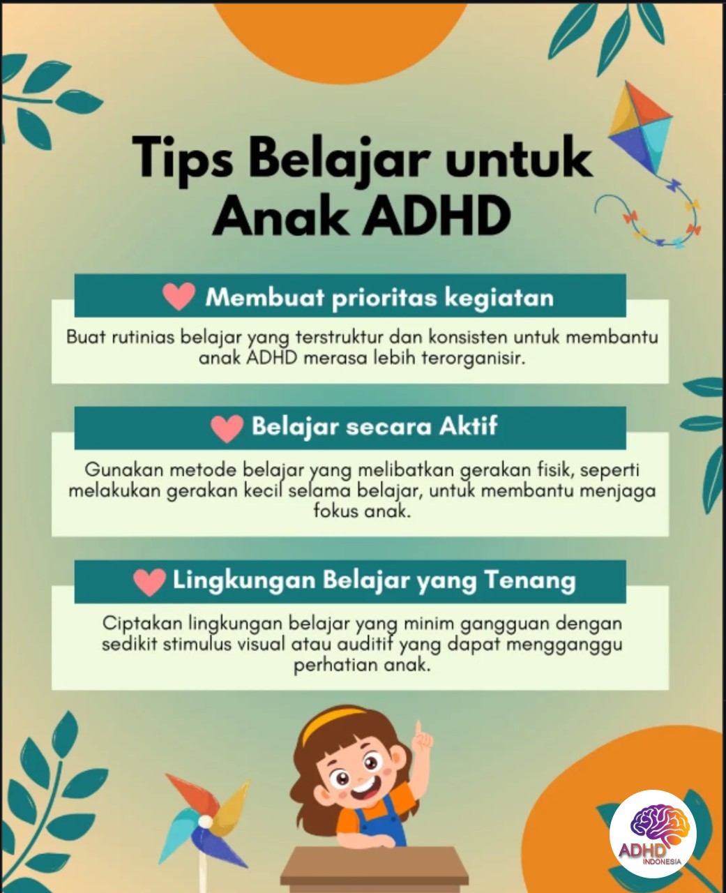 Strategi Belajar yang Cocok untuk Anak ADHD di Kabupaten Nias